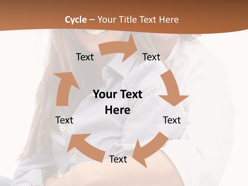 Embrace Human Portrait PowerPoint Template