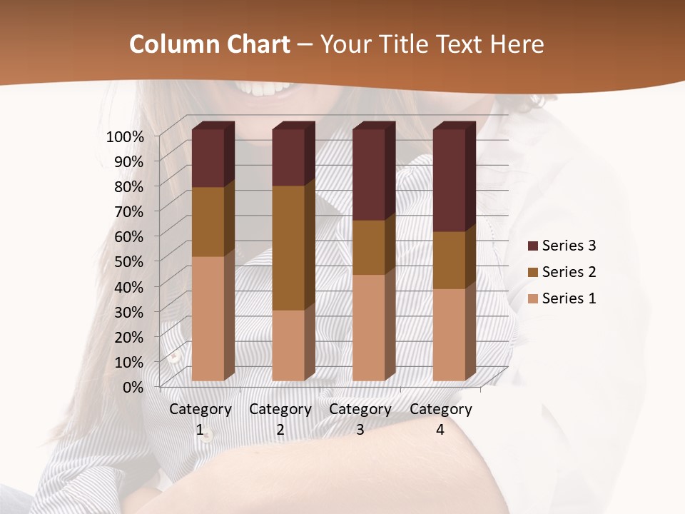 Embrace Human Portrait PowerPoint Template