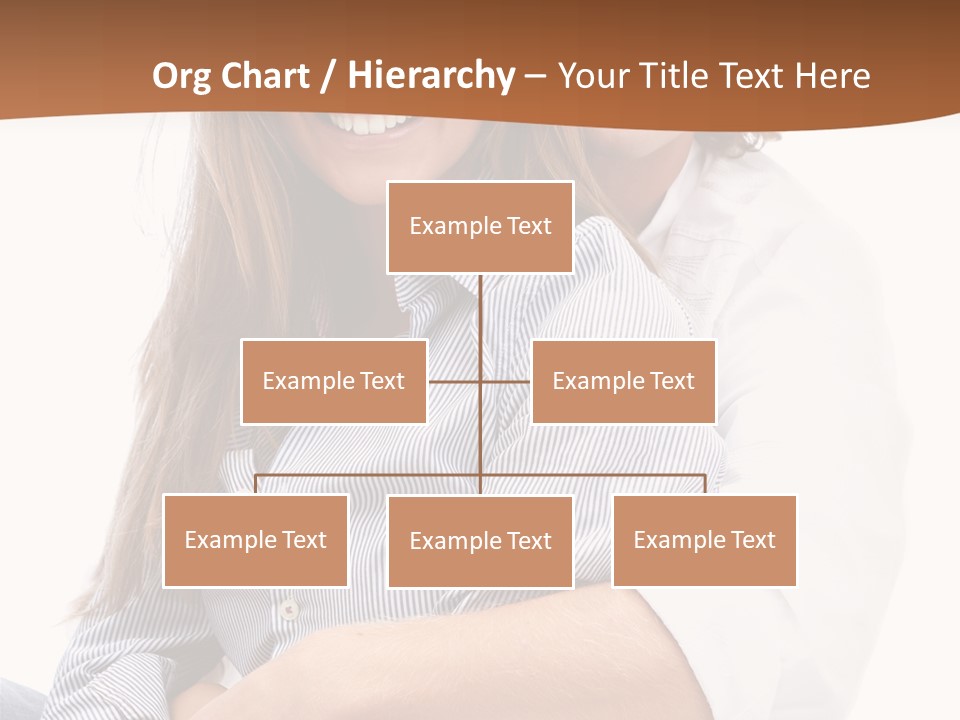 Embrace Human Portrait PowerPoint Template