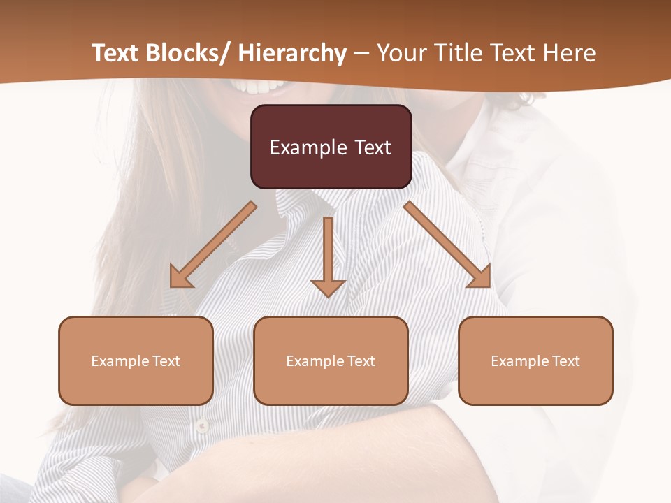 Embrace Human Portrait PowerPoint Template