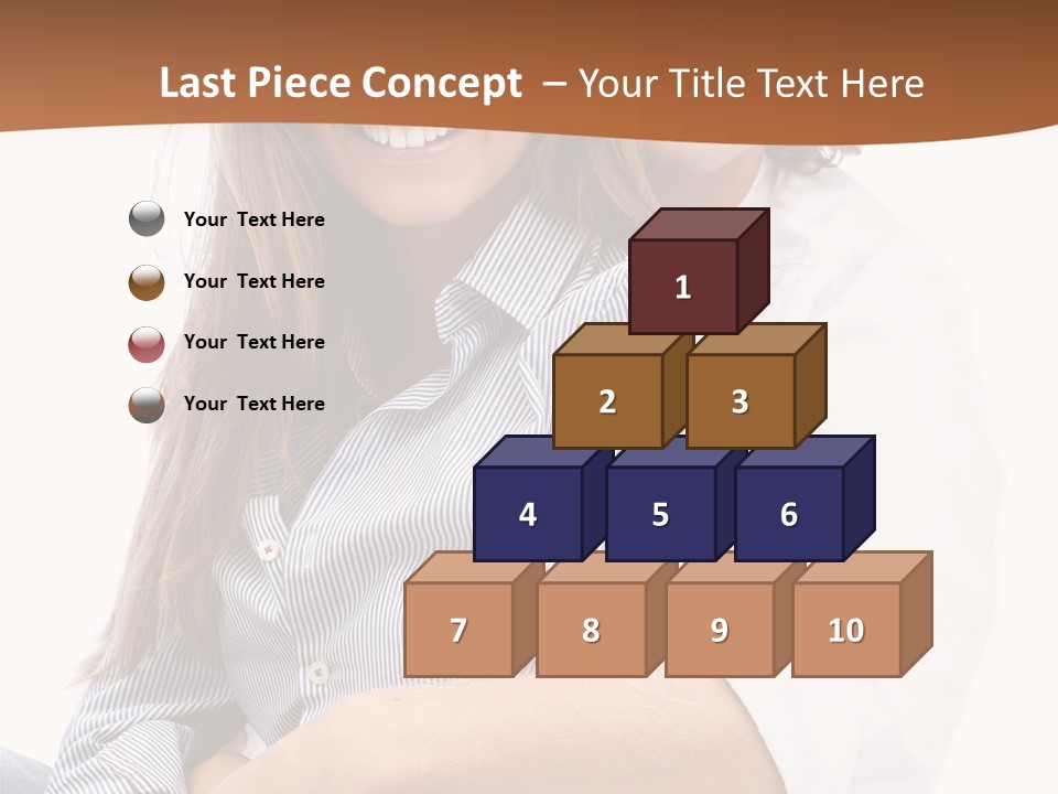 Embrace Human Portrait PowerPoint Template