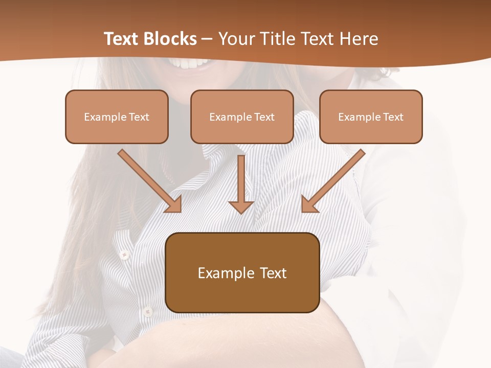 Embrace Human Portrait PowerPoint Template
