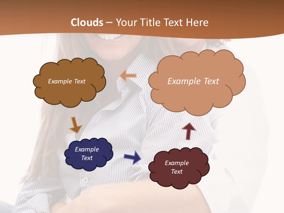 Embrace Human Portrait PowerPoint Template