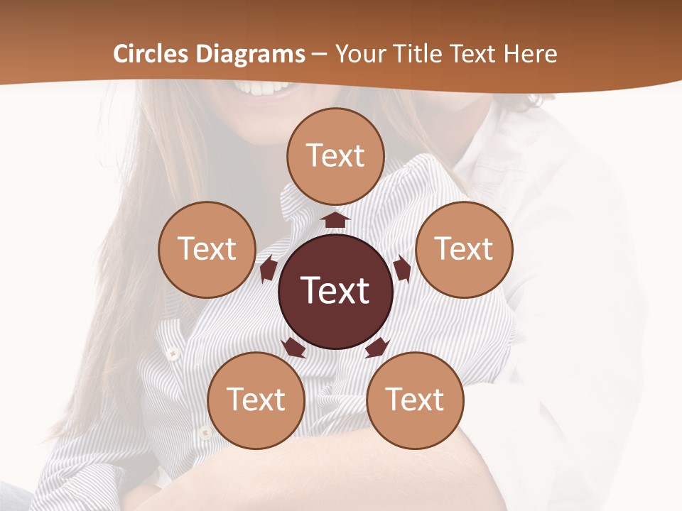 Embrace Human Portrait PowerPoint Template