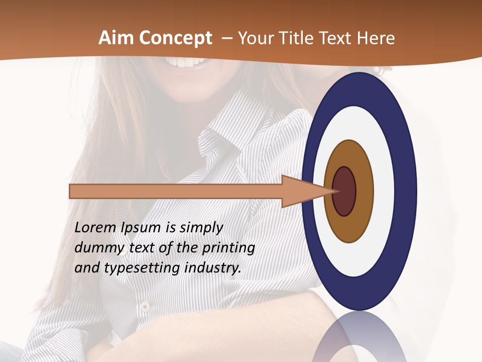 Embrace Human Portrait PowerPoint Template