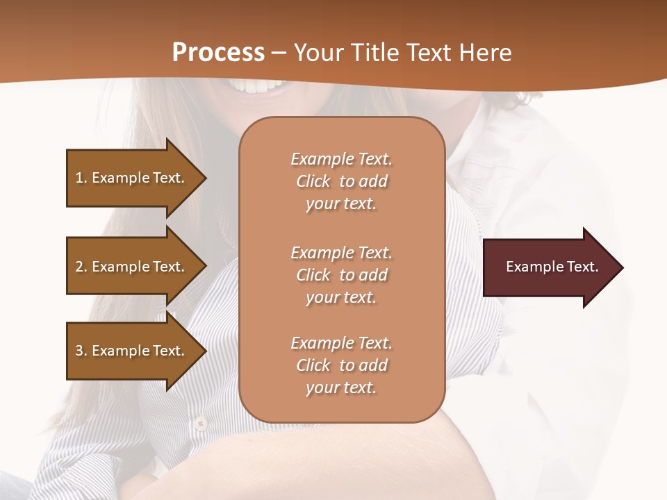 Embrace Human Portrait PowerPoint Template