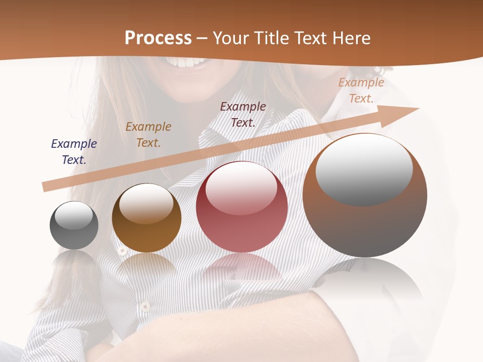 Embrace Human Portrait PowerPoint Template