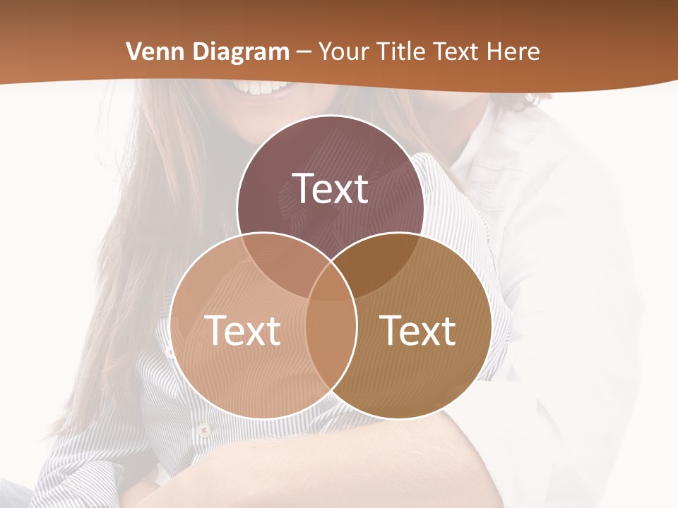 Embrace Human Portrait PowerPoint Template