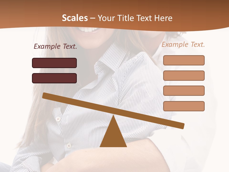 Embrace Human Portrait PowerPoint Template