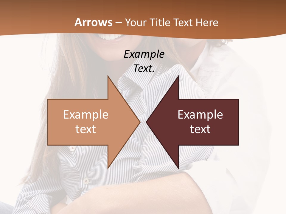 Embrace Human Portrait PowerPoint Template