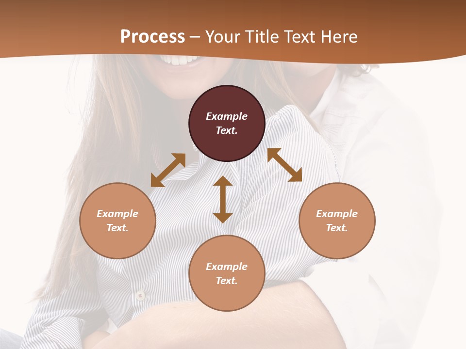 Embrace Human Portrait PowerPoint Template