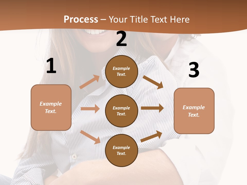 Embrace Human Portrait PowerPoint Template