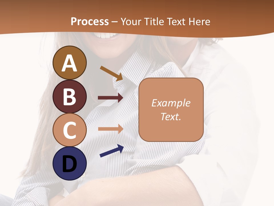 Embrace Human Portrait PowerPoint Template