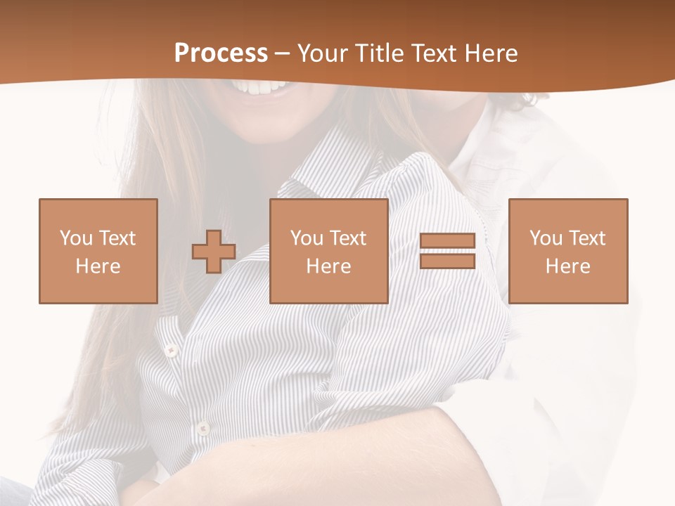 Embrace Human Portrait PowerPoint Template