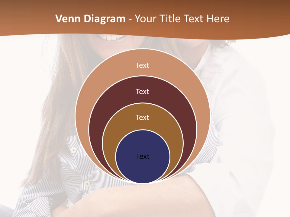 Embrace Human Portrait PowerPoint Template