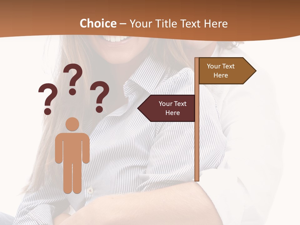 Embrace Human Portrait PowerPoint Template