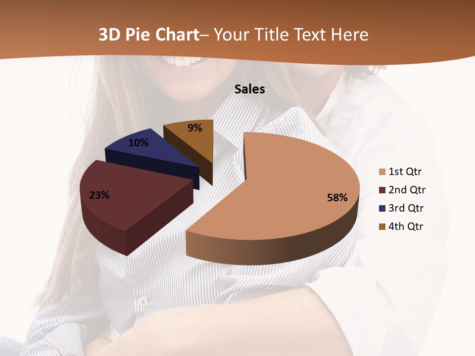 Embrace Human Portrait PowerPoint Template
