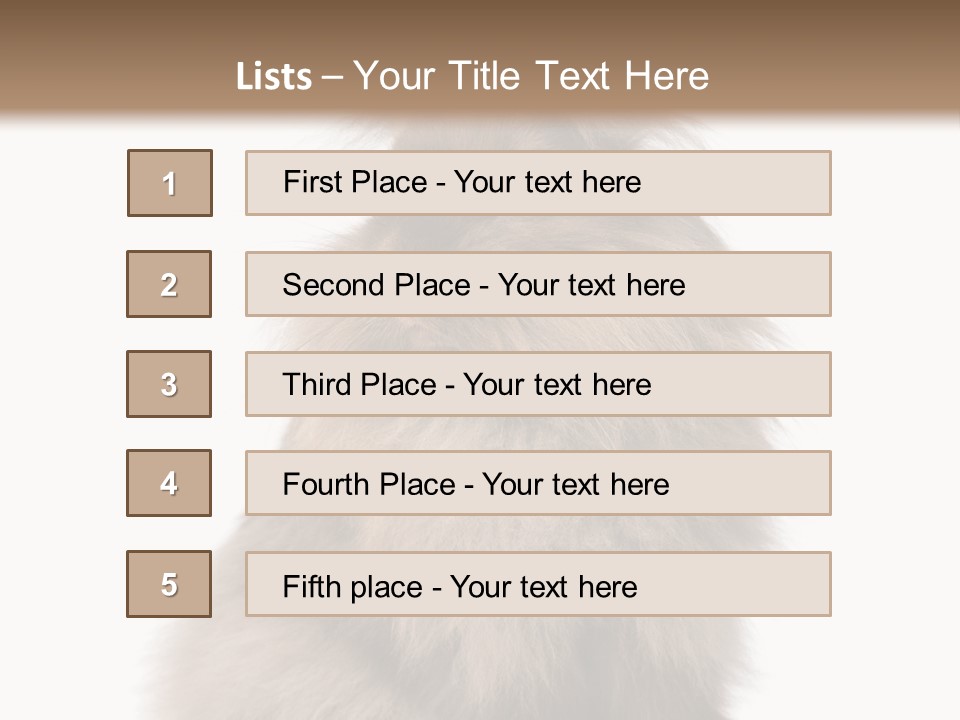 Bunny Longhaired Bunny Rabbit PowerPoint Template