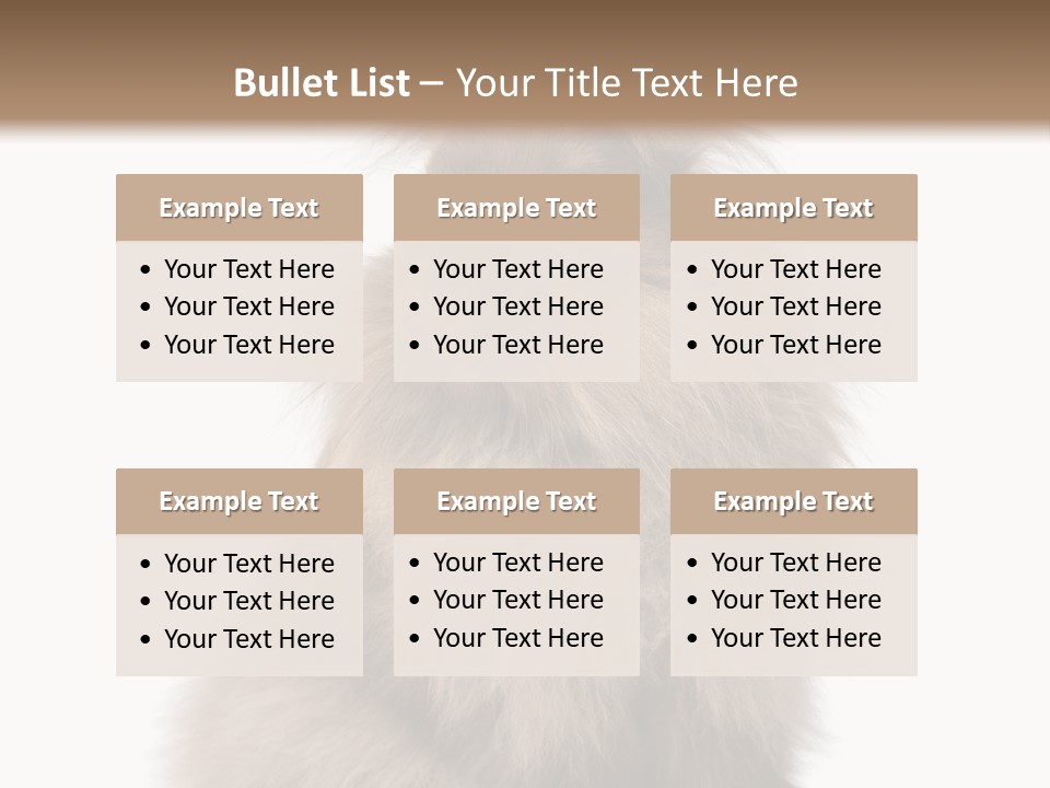 Bunny Longhaired Bunny Rabbit PowerPoint Template