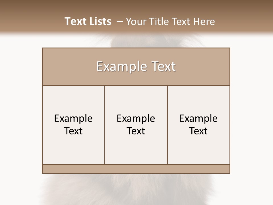 Bunny Longhaired Bunny Rabbit PowerPoint Template