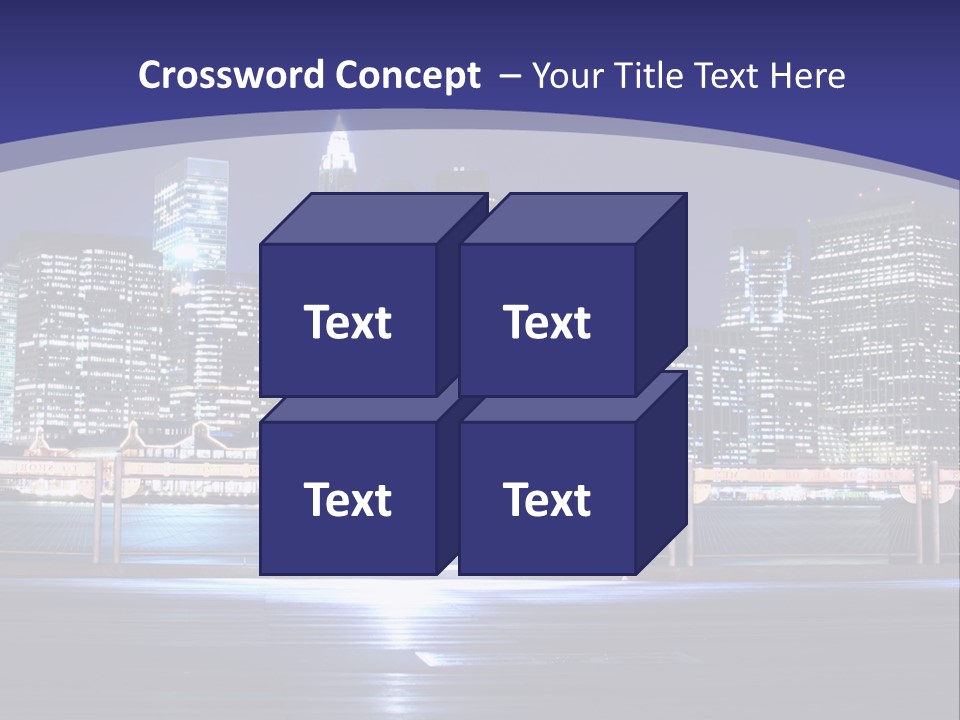 Brooklyn East Bridge PowerPoint Template