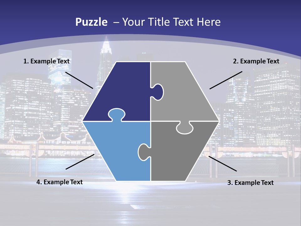 Brooklyn East Bridge PowerPoint Template