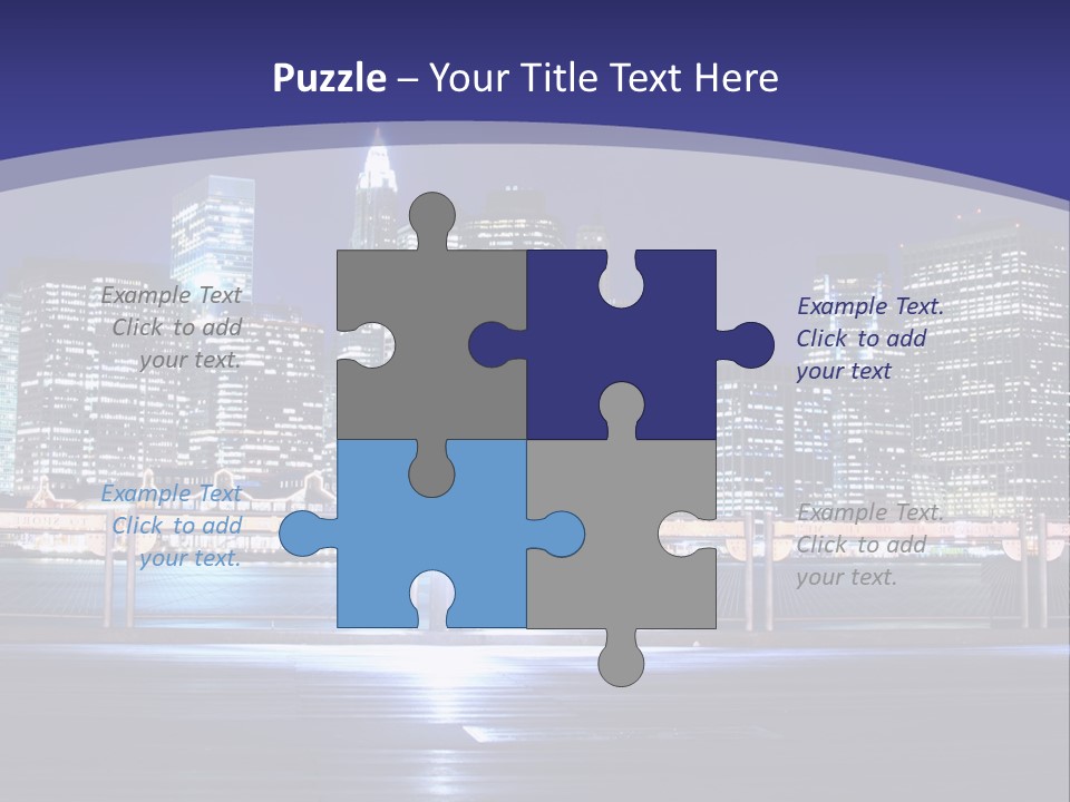 Brooklyn East Bridge PowerPoint Template