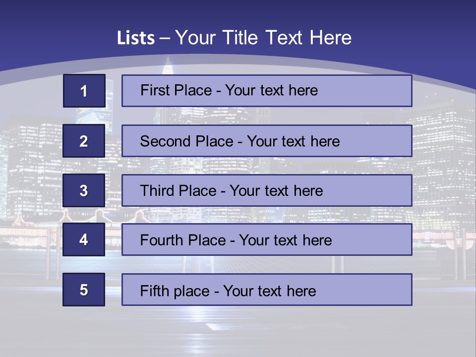 Brooklyn East Bridge PowerPoint Template