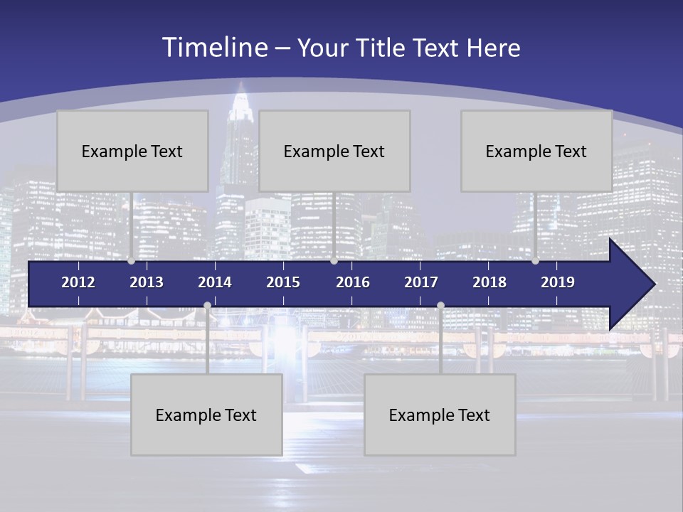 Brooklyn East Bridge PowerPoint Template