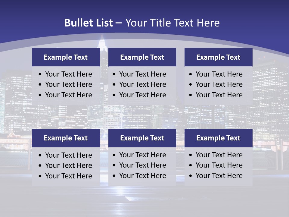 Brooklyn East Bridge PowerPoint Template