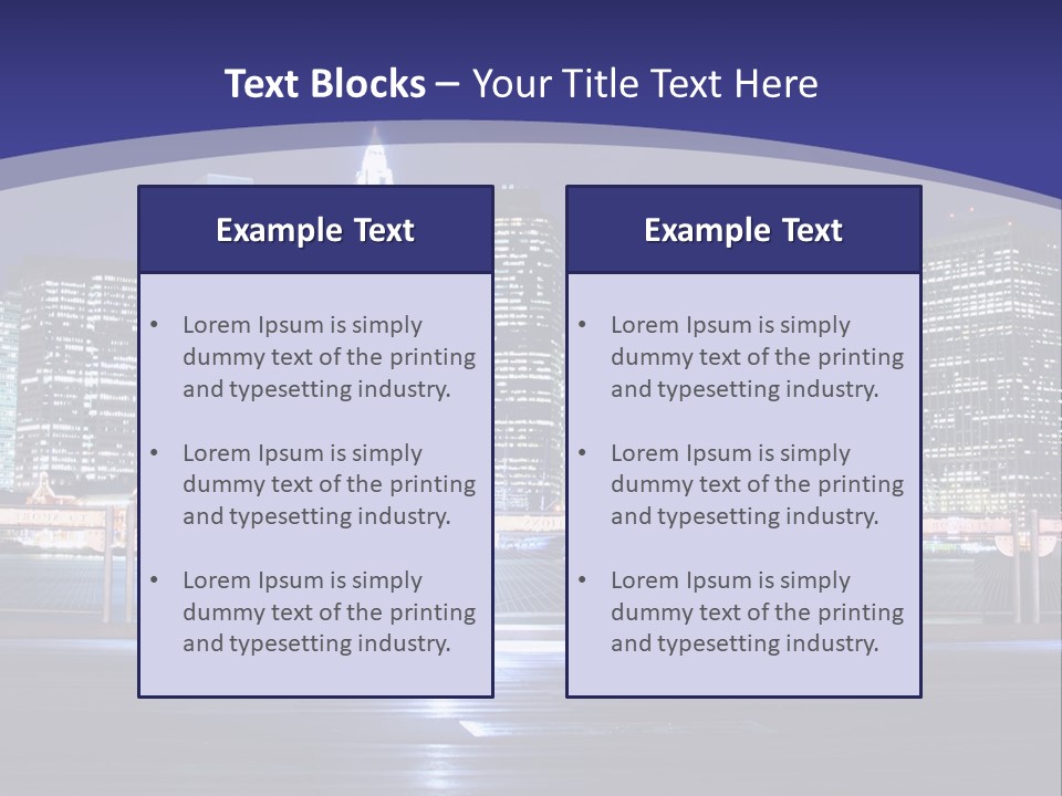Brooklyn East Bridge PowerPoint Template