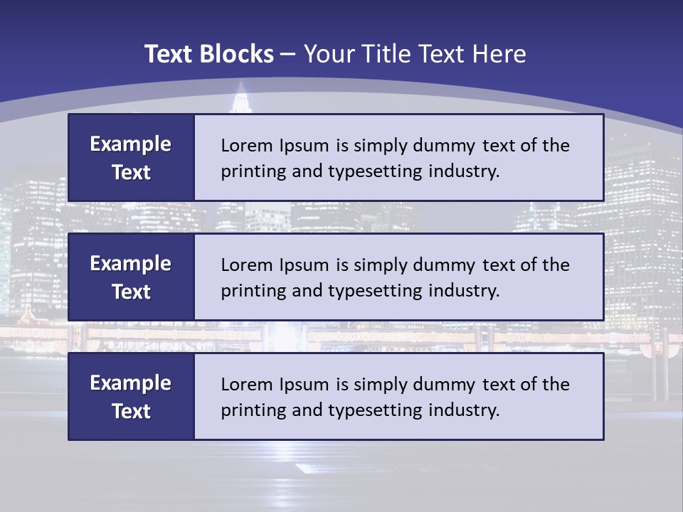 Brooklyn East Bridge PowerPoint Template