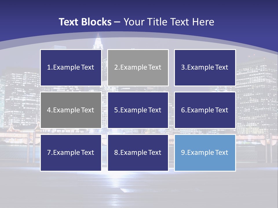 Brooklyn East Bridge PowerPoint Template
