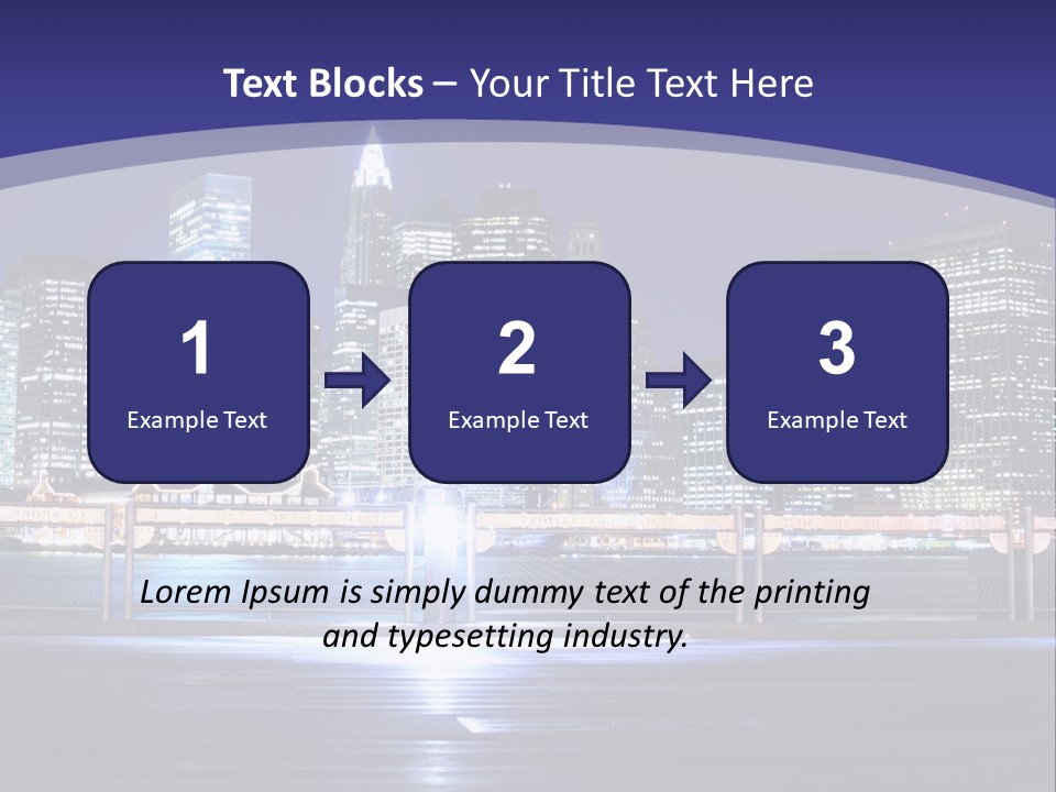 Brooklyn East Bridge PowerPoint Template