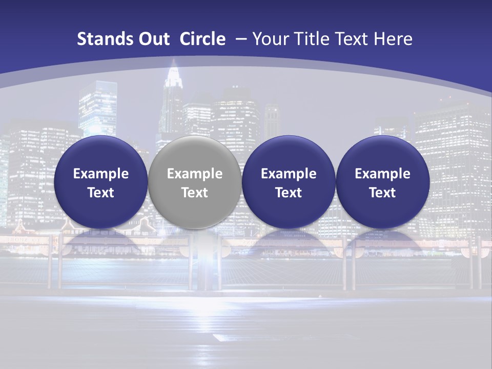 Brooklyn East Bridge PowerPoint Template