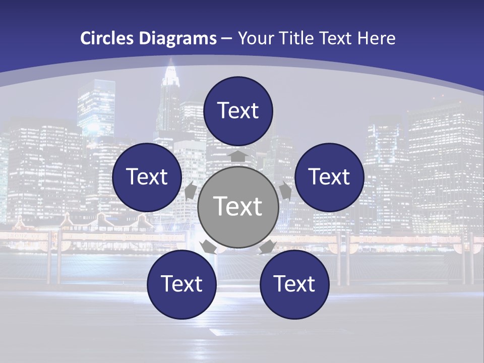 Brooklyn East Bridge PowerPoint Template