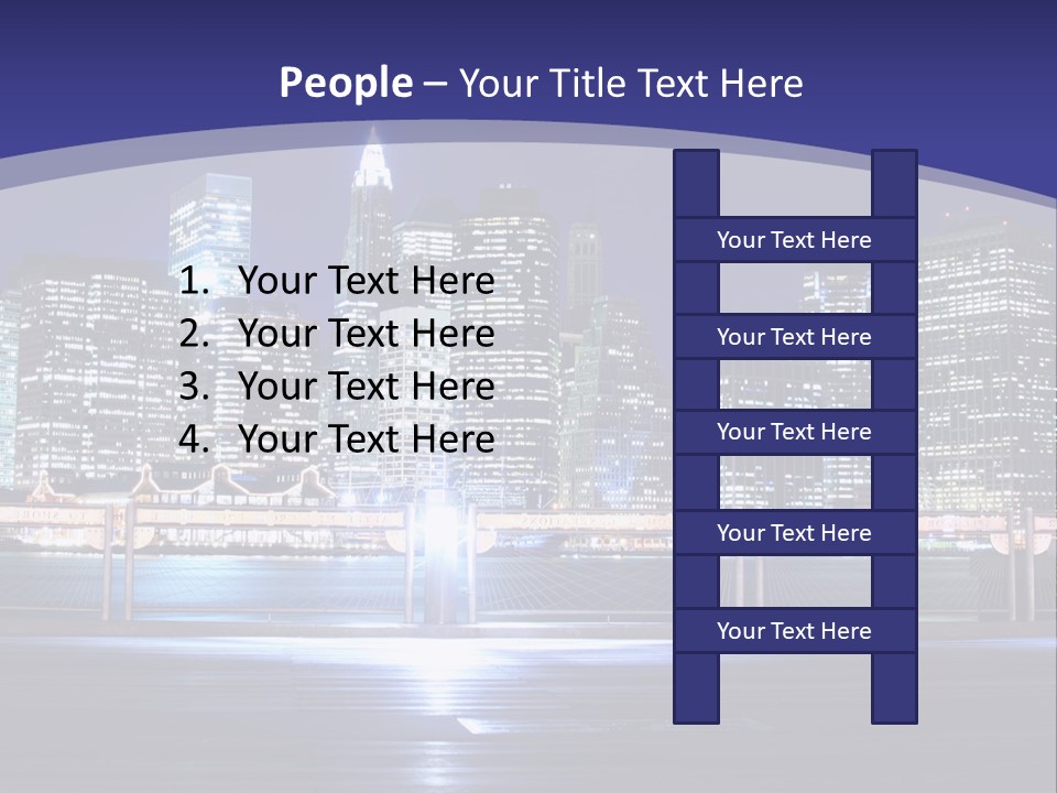Brooklyn East Bridge PowerPoint Template