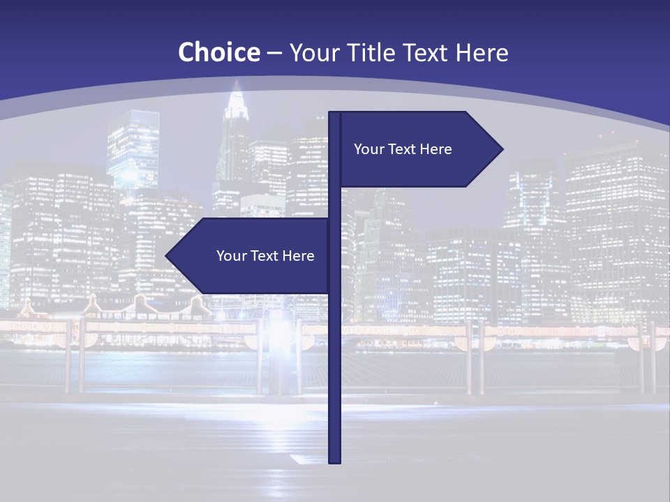 Brooklyn East Bridge PowerPoint Template