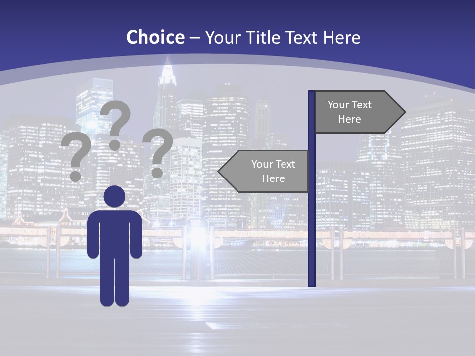 Brooklyn East Bridge PowerPoint Template