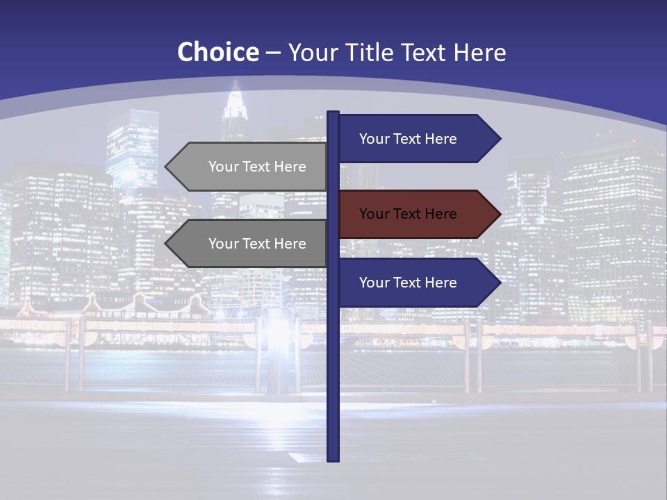 Brooklyn East Bridge PowerPoint Template