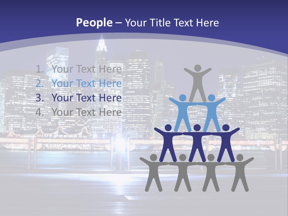 Brooklyn East Bridge PowerPoint Template