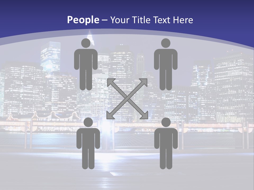 Brooklyn East Bridge PowerPoint Template