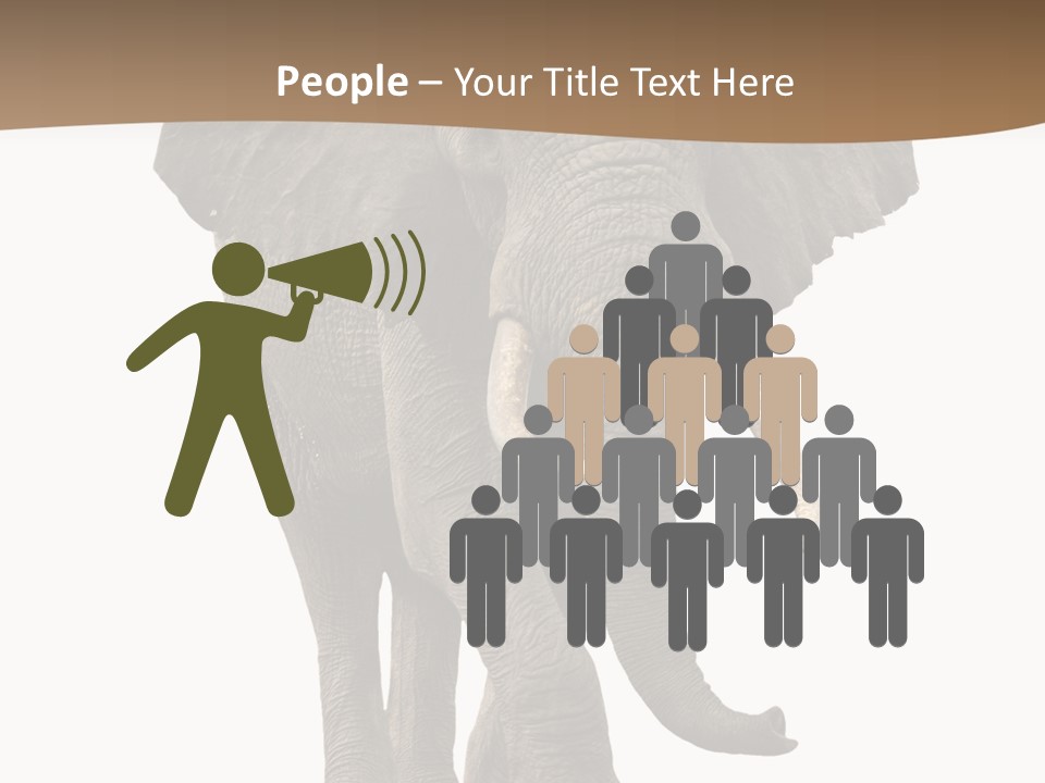 Front View One Africa PowerPoint Template