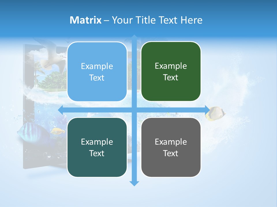 Sealife Fish Resolution PowerPoint Template