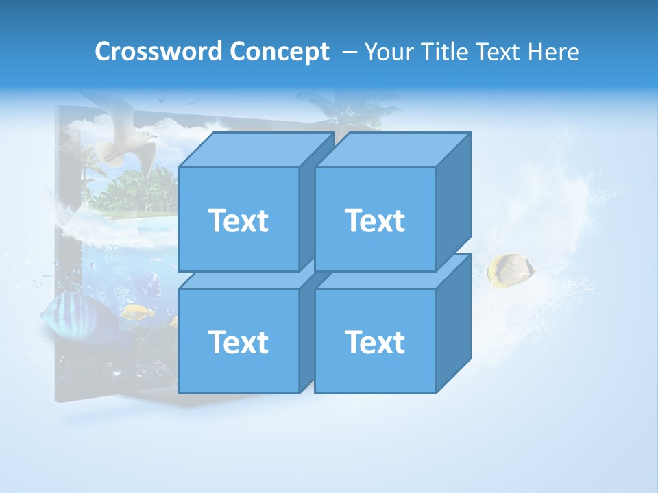 Sealife Fish Resolution PowerPoint Template
