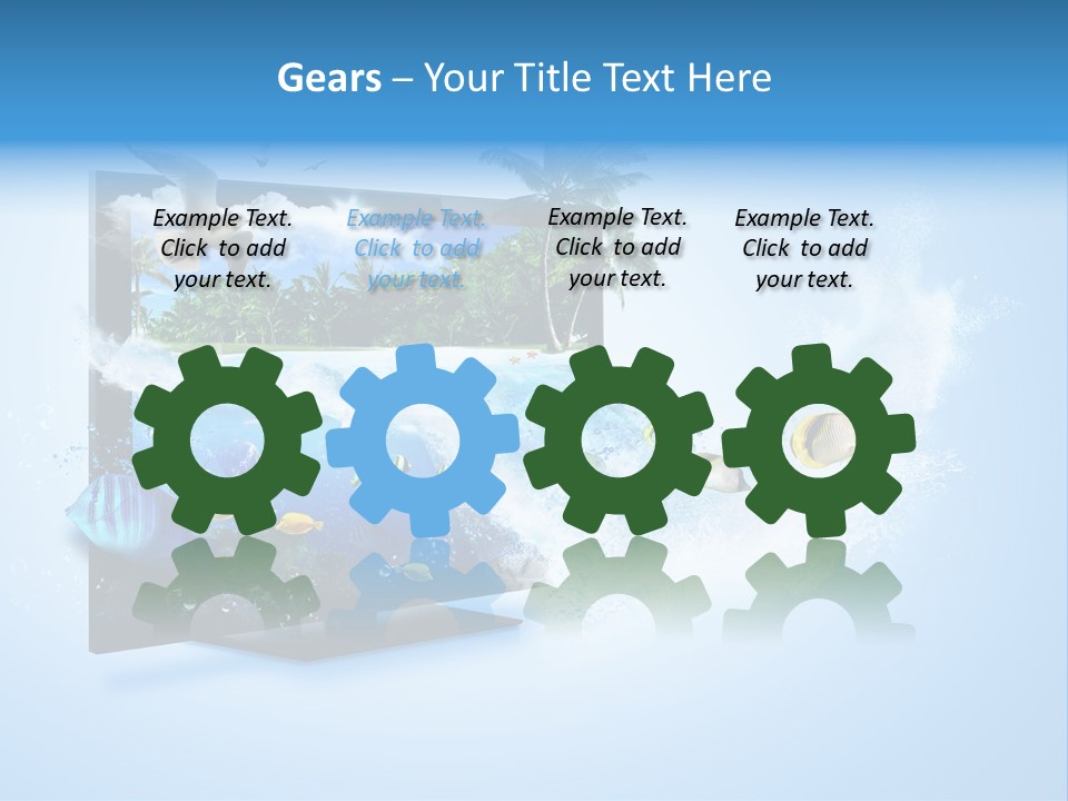 Sealife Fish Resolution PowerPoint Template