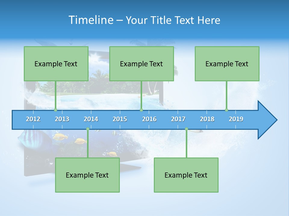 Sealife Fish Resolution PowerPoint Template