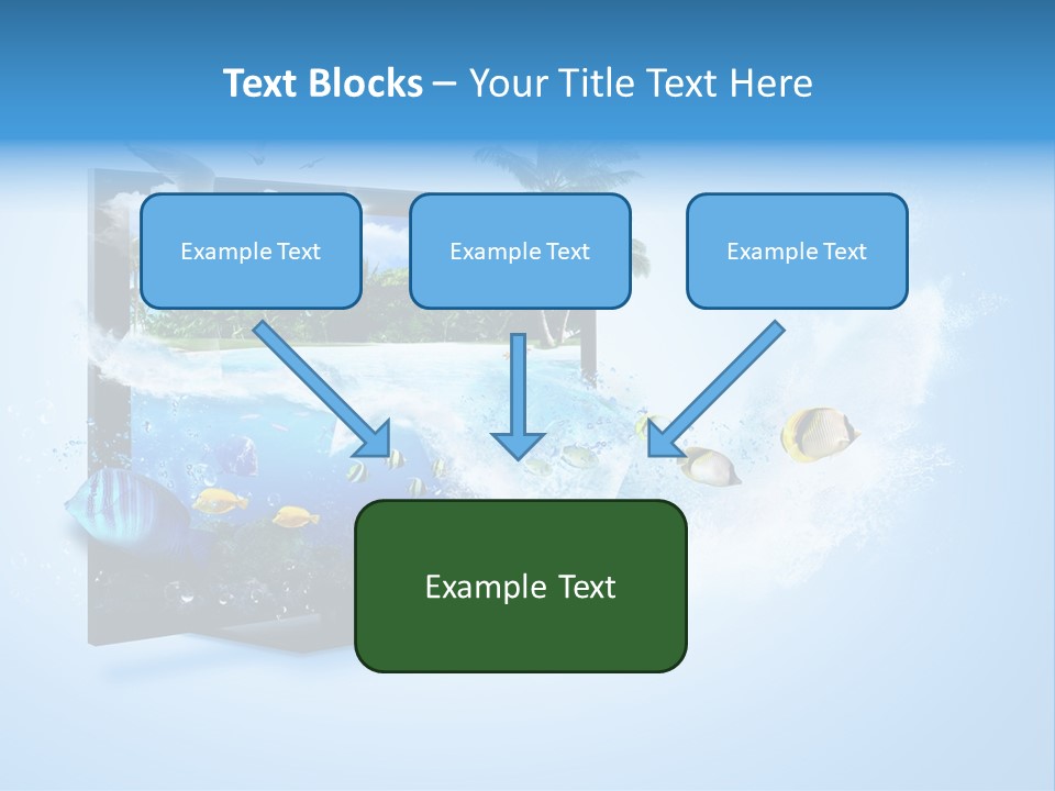 Sealife Fish Resolution PowerPoint Template
