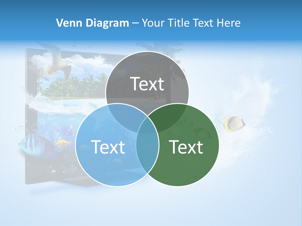 Sealife Fish Resolution PowerPoint Template