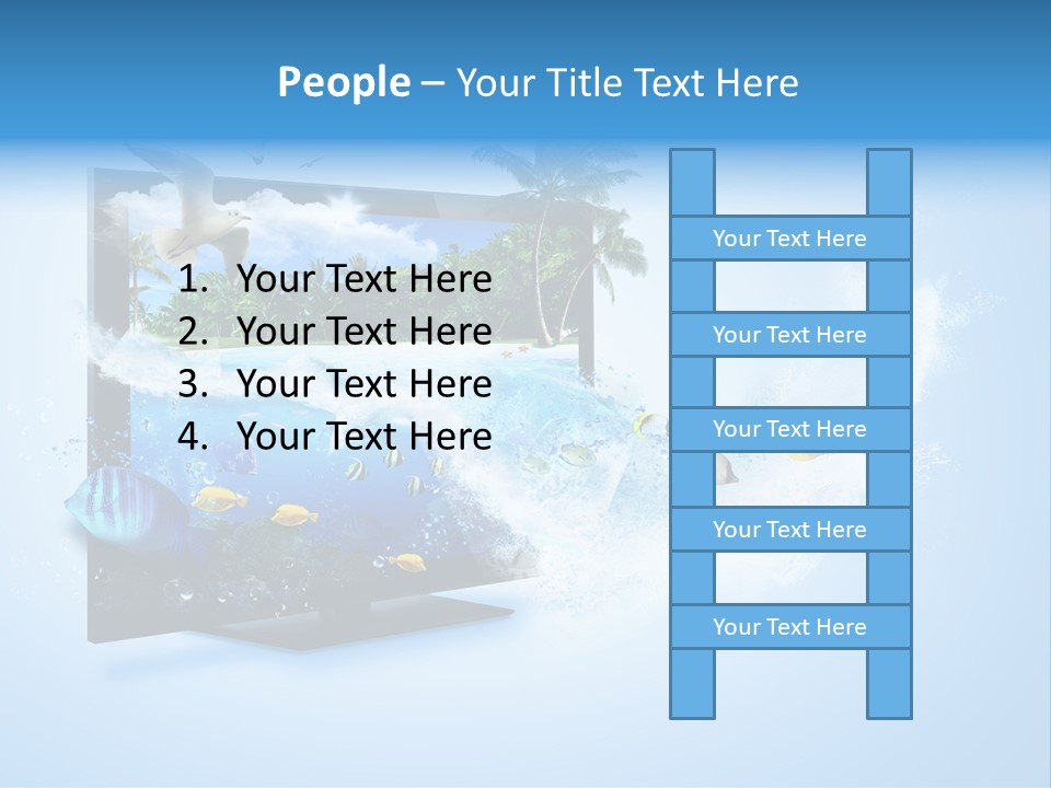 Sealife Fish Resolution PowerPoint Template